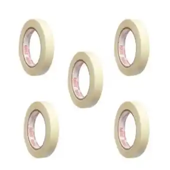 Pinturerías Rex Cinta de papel enmascarar rapifix 12mm x 50m pack x5 rollos oferta