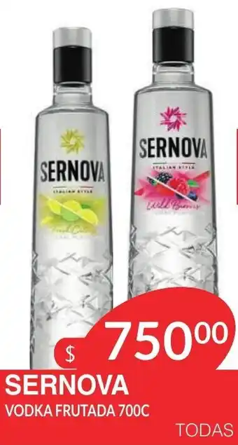 Masivos Sernova Vodka Frutada 700 c oferta