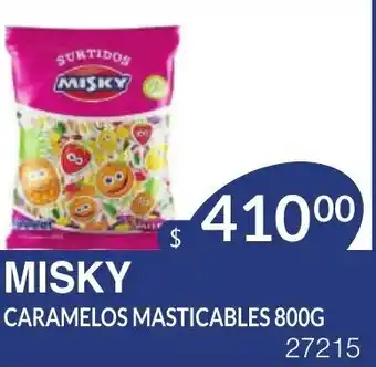 Masivos Misky Caramelos Masticables 800 g oferta
