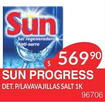 Masivos Sun Progress Det. P/Lavavajillas Salt 1K oferta