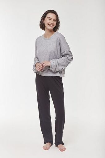 Promesse Pijama buzo y pantalón recto - cheri oferta