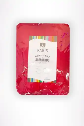 Acolchado liso 2 1/2 plazas paris