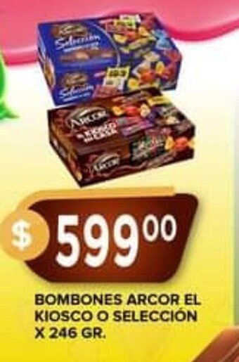 Supermercados Mayor Bombones Arcor El Kiosco O Selección x 246 gr. oferta