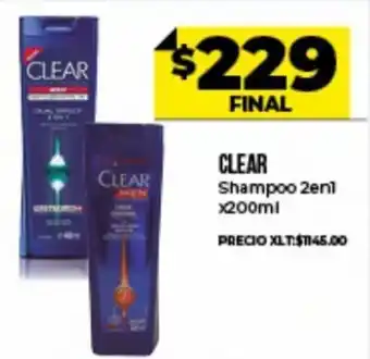 Supermayorista Vital Clear Shampoo 2 en 1 x 200 ml oferta