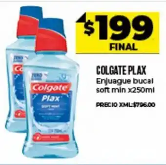 Supermayorista Vital Colgate Plax Enjuague bucal soft min x 250 ml oferta