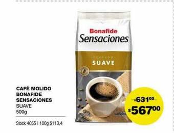 Atomo Conviene Café Molido Bonafide Sensaciones Suave oferta