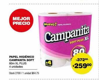 Atomo Conviene Papel Higiénico Campanita Soft oferta