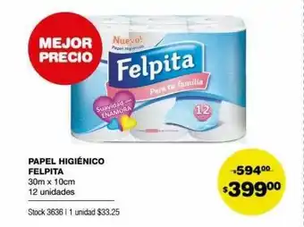 Atomo Conviene Papel Higiénico Felpita oferta