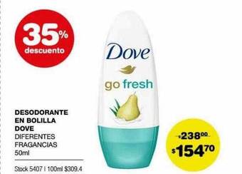 Atomo Conviene Desodorante En Bolilla Dove 35% Descuento oferta