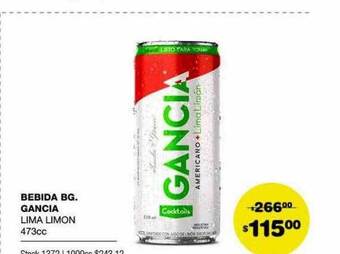 Atomo Conviene Bebida Bg. Gancia Lima Limon oferta
