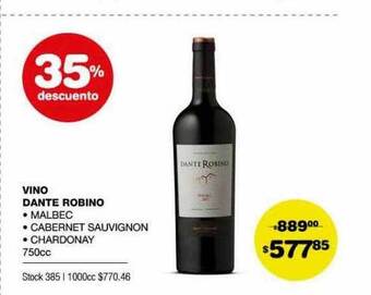 Atomo Conviene Vino Dante Robino 35% Descuento oferta