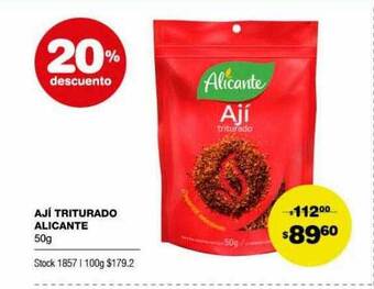 Atomo Conviene Ají Triturado Alicante 20% Descuento oferta