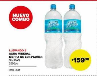 Atomo Conviene Agua Mineral Sierra De Los Padres Sin Gas oferta