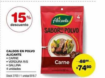 Atomo Conviene Caldos En Polvo Alicante 15% Descuento oferta