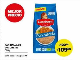 Atomo Conviene Pan Rallado Lucchetti oferta