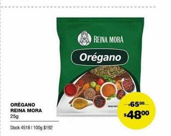 Atomo Conviene Orégano Reina Mora oferta