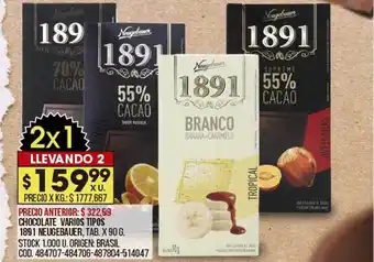 Coto Chocolate Varios Tipos 1891 Neugebauer oferta