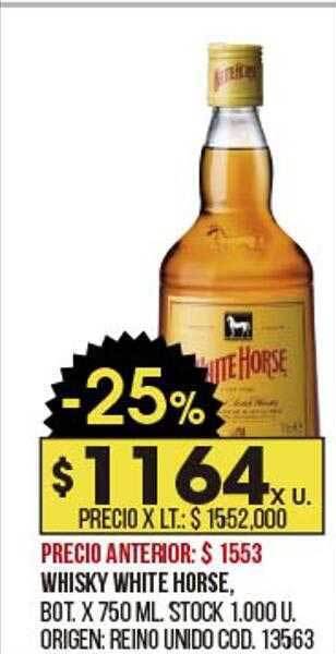 Coto Whisky White Horse oferta