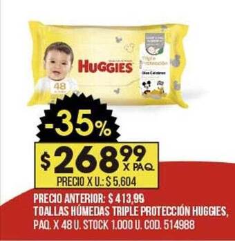 Coto Toallas Húmedas Triple Protección Huggies oferta