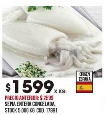 Coto Sepia Entera Congelada oferta