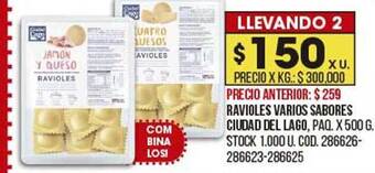 Coto Ravioles Varios Sabores Ciudad Del Lago oferta