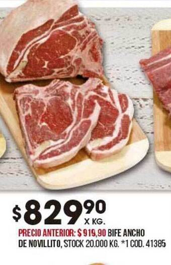 Coto Bife Ancho De Novillito oferta