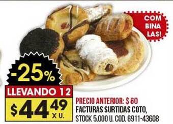 Coto Facturas Surtidas Coto oferta