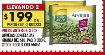 Coto Arvejas Congeladas Granja Del Sol oferta