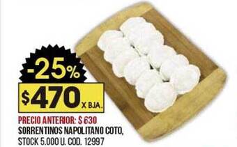 Coto Sorrentinos Napolitano Coto oferta