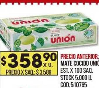 Coto Mate Cocido Unión oferta