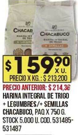 Coto Harina Integral De Trigo + Legumbres + Semillas Chacabuco oferta