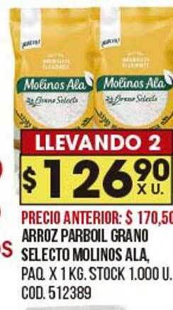 Coto Arroz Parboil Grano Selecto Molinos Ala oferta