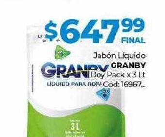 Diarco Jabón Líquido Granby Doy Pack oferta