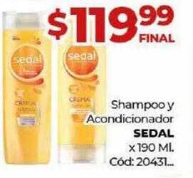 Diarco Shampoo Y Acondicionador Sedal oferta
