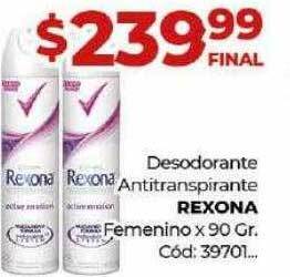 Diarco Desodorante Antitranspirante Rexona Femenino oferta