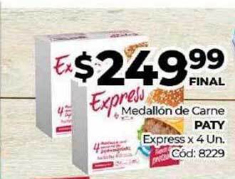 Diarco Medallón De Carne Paty Express oferta