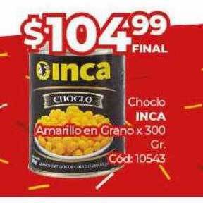 Diarco Choclo Inca Amarillo En Grano oferta