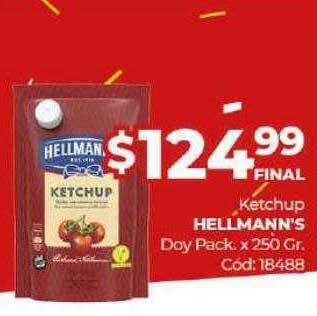 Diarco Ketchup Hellmann's Doy Pack oferta