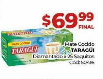 Diarco Mate Cocido Taragüi Diamantado oferta