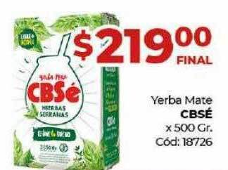 Diarco Yerba Mate Cbsé oferta