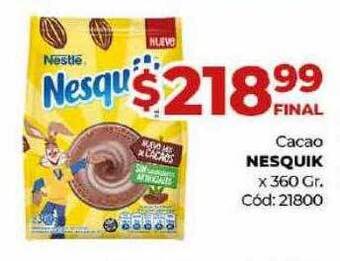 Diarco Cacao Nesquik oferta