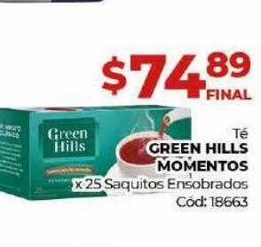 Diarco Té Green Hills Momentos oferta