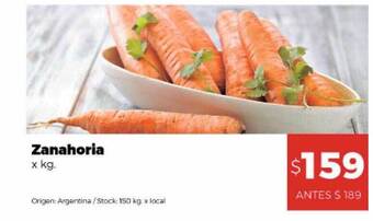 Disco Zanahoria oferta