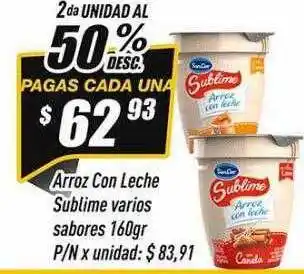 Supermercados Comodin Arroz Con Leche Sublime oferta