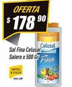 Supermercados Comodin Sal Fina Celusal oferta