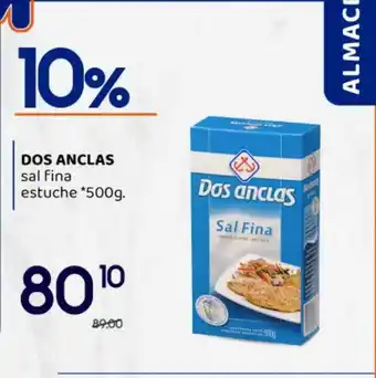 Supermercados Monarca Dos Anclas Sal Fina Estuche oferta