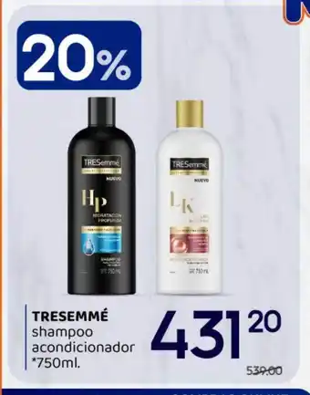 Supermercados Monarca Tresemmé Shampoo Acondicionador oferta