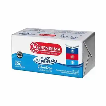 Carrefour Manteca la serenísima calidad extra 200 g. oferta