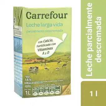 Carrefour Leche descremada larga vida carrefour 1 l. oferta