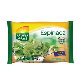 Carrefour Espinaca congelada granja del sol 500 g. oferta